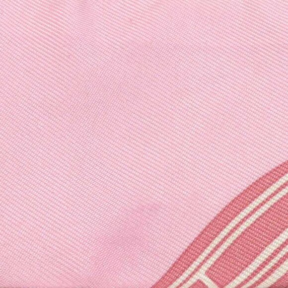 Auth HERMES Twilly Ribbon Scarf Pink/Multicolor Silk - Picture 7 of 12